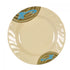 Thunder Group Melamine Asian 10 1/2" CURVED RIM PLATE, WEI , 1 doz