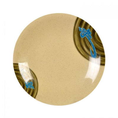Thunder Group Melamine Asian 4 3/4" DINNER PLATE, WEI , 1 doz