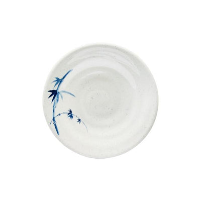 Thunder Group Melamine Asian 5 1/8" SOUP PLATE, BLUE BAMBOO,1 doz