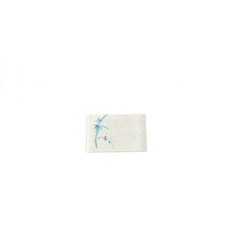 Thunder Group Melamine Asian 5 1/4" X 3 1/4" PLATE, BLUE BAMBOO,1 doz