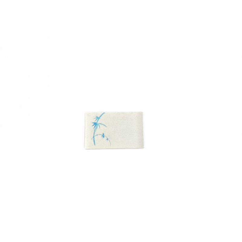 Thunder Group Melamine Asian 5 1/4" X 3 1/4" PLATE, BLUE BAMBOO,1 doz