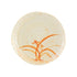 Thunder Group Melamine Asian 6" LOTUS SHAPE PLATE, GOLD ORCHID, 1 doz