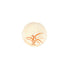 Thunder Group Melamine Asian 7 1/4" LOTUS SHAPE PLATE, GOLD ORCHID, 1 doz