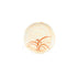 Thunder Group Melamine Asian 8 1/4" LOTUS SHAPE PLATE, GOLD ORCHID, 1 doz