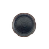 Thunder Group Melamine Asian 10 1/2" LOTUS SHAPE PLATE, TENMOKU, 1 doz
