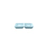 Thunder Group Melamine Asian 4 OZ, 6" X 3" TWIN SAUCE DISH, BLUE JADE,1 doz
