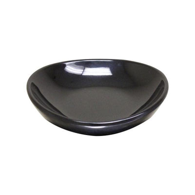 Thunder Group Melamine Asian 4 1/2" SQUARE PLATE, 1/2" DEEP, BLACK , 1 doz