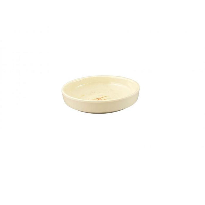 Thunder Group Melamine Asian 6 OZ, 4 1/2" BOWL(FLAT), GOLD ORCHID, 1 doz