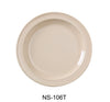 Yanco Nessico NS-106T Round Plate, Melamine, Pack of 48  (4 Dz)