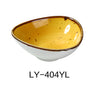 Yanco LY-404YL Lyon 4.75" Triangle Sauce Bowl 5 OZ, Shape: Abstract, Color: Yellow, Material: China, Pack of 36