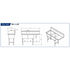 GSW 2 Compartment Sink - Right Drain Board