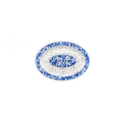 Thunder Group Melamine Asian 8" X 6" PLATTER, BLUE DRAGON,1 doz