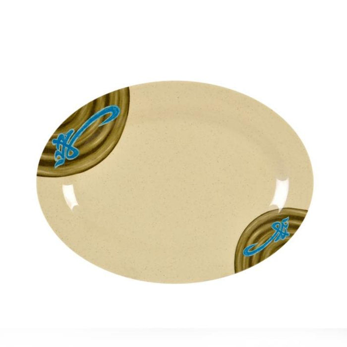 Thunder Group Melamine Asian 8" X 6" PLATTER, WEI , 1 doz