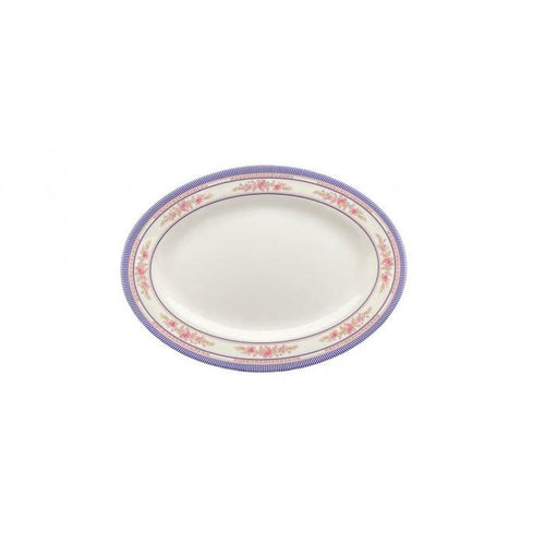 Thunder Group Melamine Asian 9" X 6 5/8" PLATTER, ROSE, 1 doz