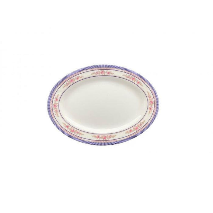 Thunder Group Melamine Asian 9" X 6 5/8" PLATTER, ROSE, 1 doz