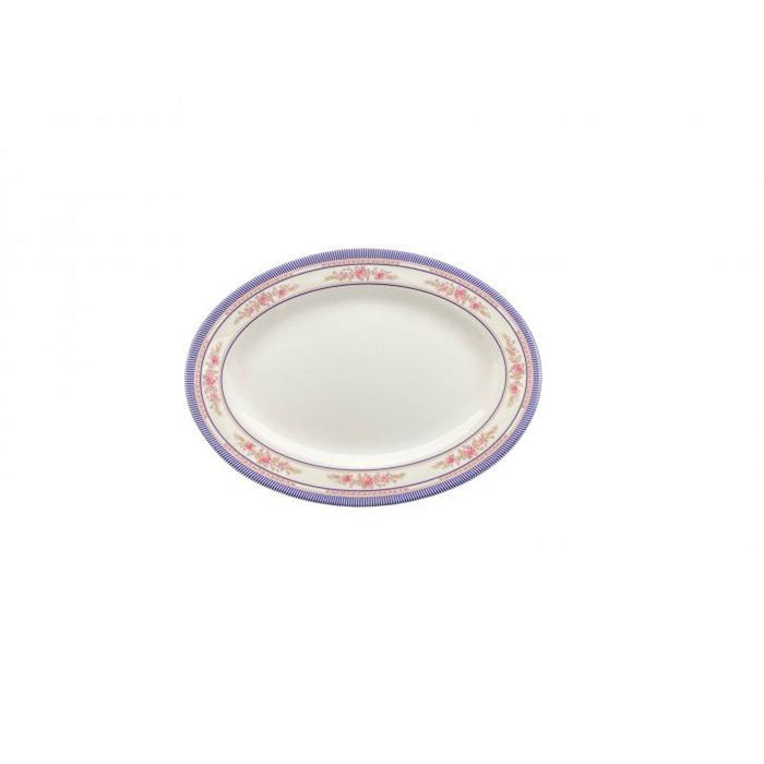 Thunder Group Melamine Asian 9 7/8" X 7 1/4" PLATTER, ROSE, 1 doz