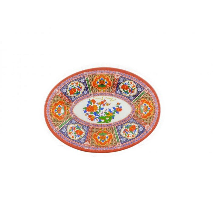 Thunder Group Melamine Asian 12" X 8 5/8" PLATTER, PEACOCK, 1 doz