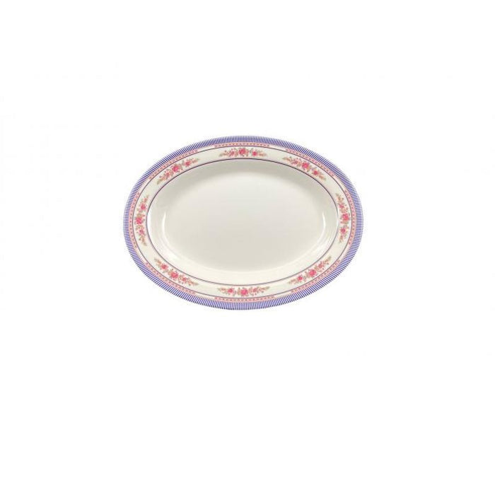 Thunder Group Melamine Asian 9 OZ, 10" X 7 1/2" DEEP PLATTER, ROSE, 1 doz