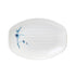 Thunder Group Melamine Asian 9" X 6 1/2" TERIYAKI TRAY, BLUE BAMBOO,1 doz