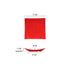 Thunder Group Melamine Asian 7 3/8  FLARE PLATE, 1 3/8  DEEP, PURE RED, 1 doz