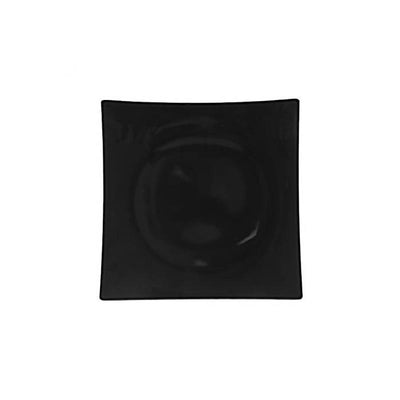 Thunder Group Melamine Asian 10 1/4" x 4" PLATE, 1" DEEP, BLACK , 1 doz