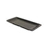 Thunder Group Melamine Asian 10" SQUARE PLATE, 1" DEEP, BLACK , 1 doz