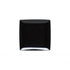 Thunder Group Melamine Asian 12" SQUARE PLATE, 1" DEEP, BLACK , 1 doz