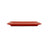 Thunder Group Melamine Asian 10 1/4 x 4 PLATE, 1 DEEP, PURE RED, 1 doz