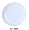 Yanco CAT-1015 Catering Round Plate, Shape: Round, Color: White, Material: Melamine, Pack of 6
