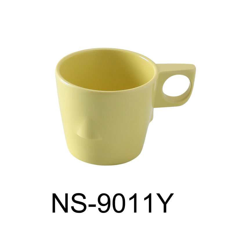 Yanco NS-9011Y Nessico Coffee/Tea Cup, , Color: Yellow, Material: Melamine, Pack of 48