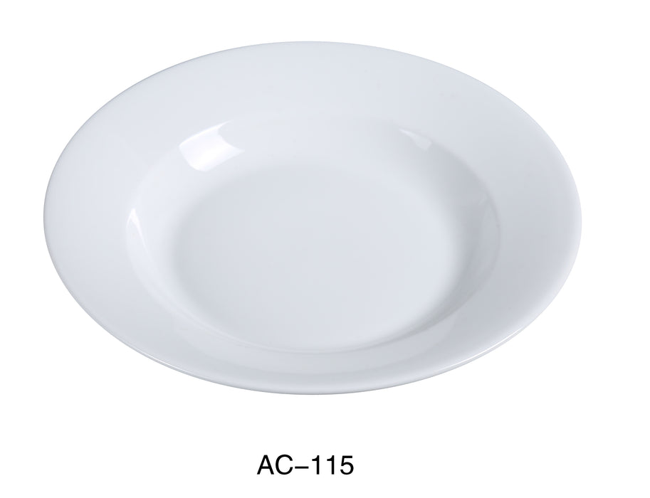 Yanco AC-115 ABCO 11 1/2" Pasta Bowl, 25 Oz, Pack of 12