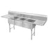 GSW 3 Compartment Sink - 2 Drain Boards