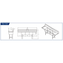 GSW 3 Compartment Sink - 2 Drain Boards
