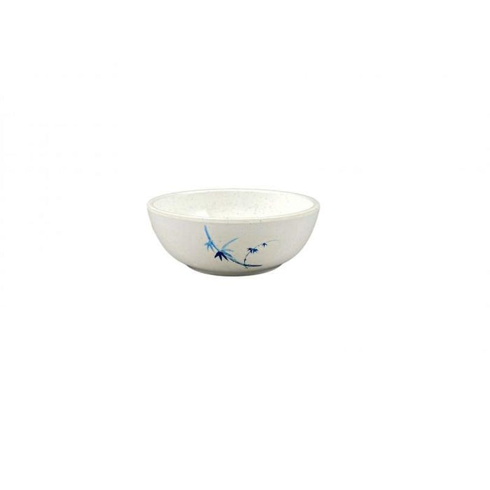 Thunder Group Melamine Asian 10 OZ, 4 1/2" BOWL, BLUE BAMBOO,1 doz