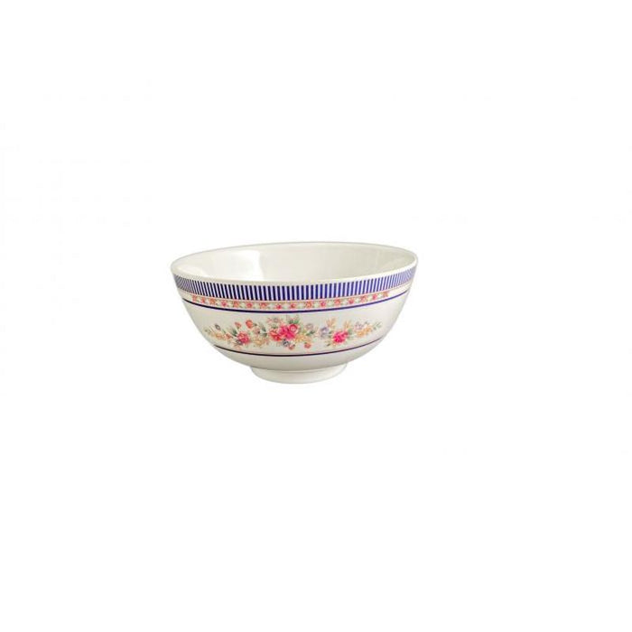 Thunder Group Melamine Asian 12 OZ, 4 7/8" RICE BOWL, ROSE, 1 doz