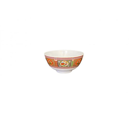 Thunder Group Melamine Asian 12 OZ, 4 7/8" RICE BOWL, PEACOCK, 1 doz