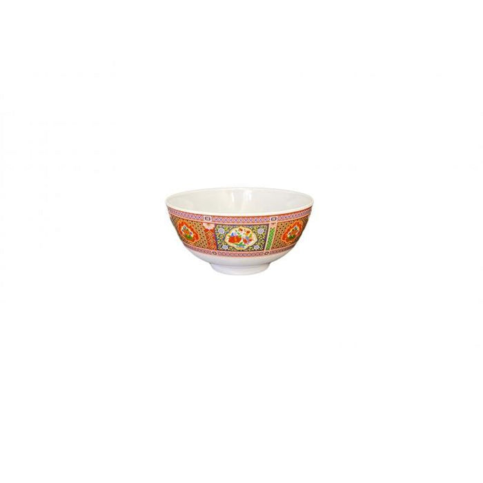 Thunder Group Melamine Asian 12 OZ, 4 7/8" RICE BOWL, PEACOCK, 1 doz