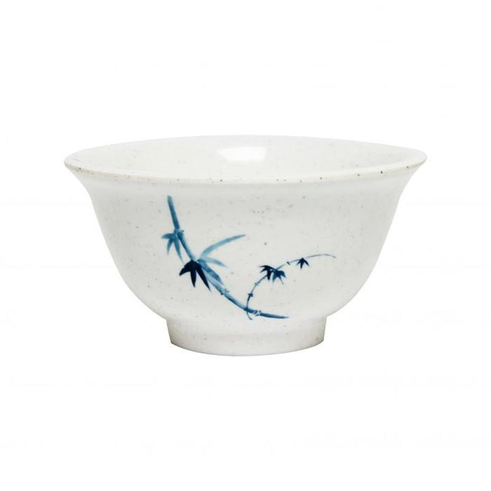 Thunder Group Melamine Asian 6 OZ, 3 3/4" RICE BOWL, BLUE BAMBOO, 2 doz