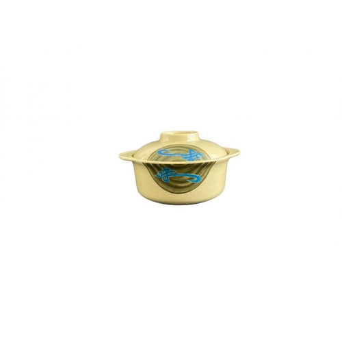 Thunder Group Melamine Asian 12 OZ, 4 7/8" MISO BOWL W/ LID, WEI , 1 doz