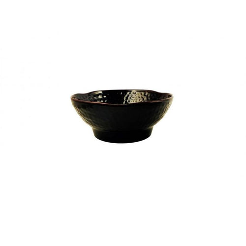 Thunder Group Melamine Asian 38.5 OZ, 8" WAVE SOUP BOWL, TENMOKU, 1 doz