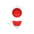Thunder Group Melamine Asian 16 OZ, 5 1/8x 2 5/8 BOWL, PURE RED, 1 doz