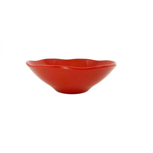 Thunder Group Melamine Asian 45 OZ,  9 X 3 SOUP BOWL, PURE RED, 1 doz