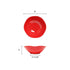 Thunder Group Melamine Asian 45 OZ,  9 X 3 SOUP BOWL, PURE RED, 1 doz