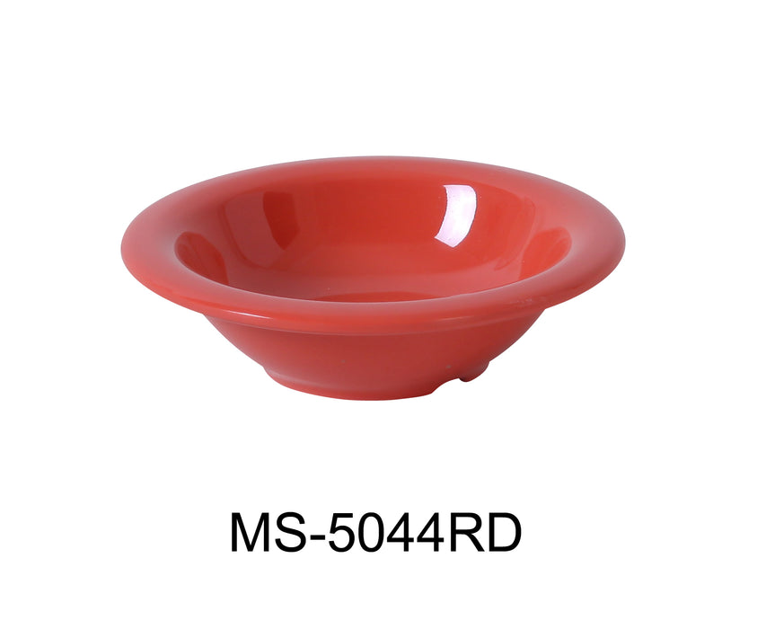 Yanco MS-5044RD Mile Stone Salad Bowl, Shape: Round, Color: Red, Material: Melamine, Pack of 48