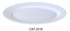 Yanco CAT-2016 Catering Oval Plate, Shape: Oval, Color: White, Material: Melamine, Pack of 6