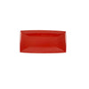 Thunder Group Melamine Asian 16 1/8 X 8 TRAY, 1 1/8 DEEP, PURE RED, 1 doz