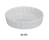 Yanco BK-605 Accessories 5" QUICHE DISH 5.5 OZ, Shape: Round, Color: White, Material: China, Pack of 24