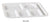 Yanco NC-2162 Compartment Collection Compartment, Shape: Rectangular, Color: White, Material: Melamine, Pack of 12
