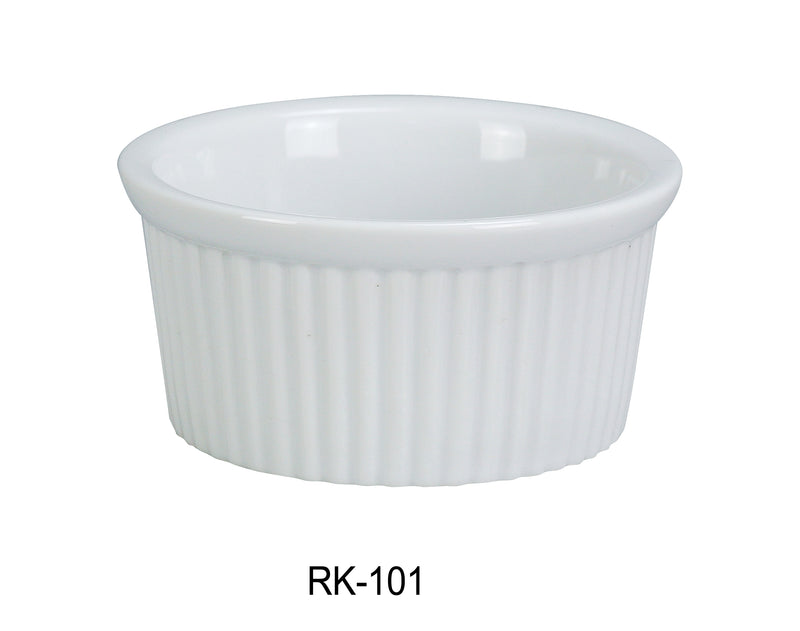 Yanco RK-101 Ramekin, Shape: Round, Color: White, Material: China, Pack of 72