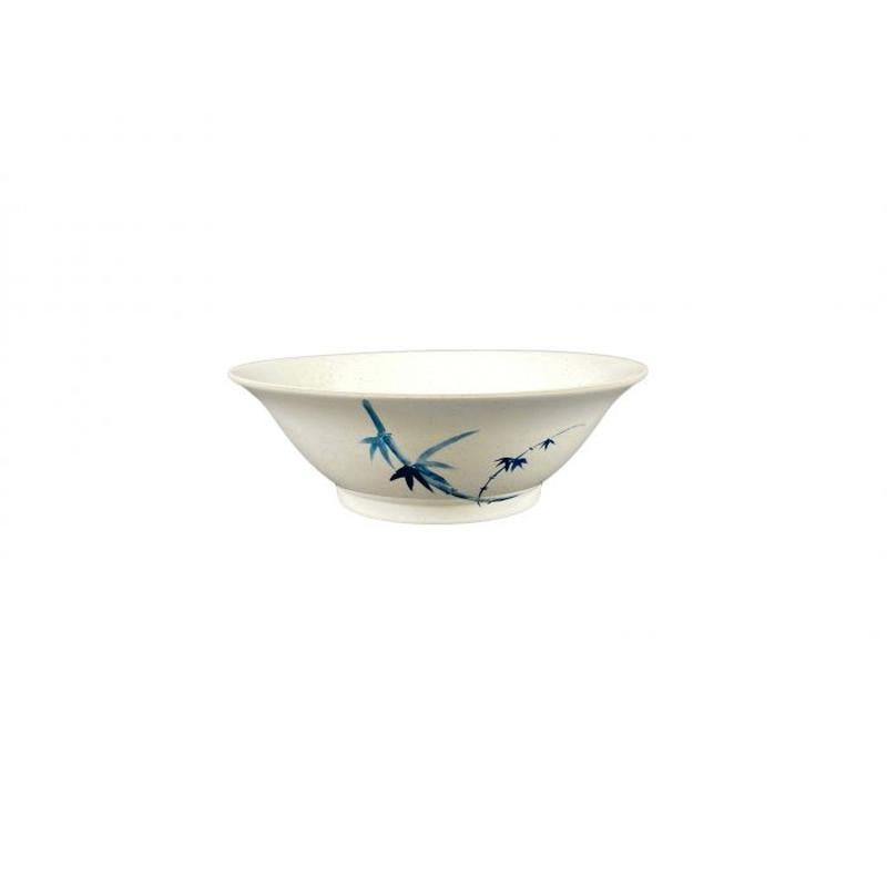 Thunder Group Melamine Asian 35 OZ, 8" SPECIAL DEEP BOWL, BLUE BAMBOO,1 doz